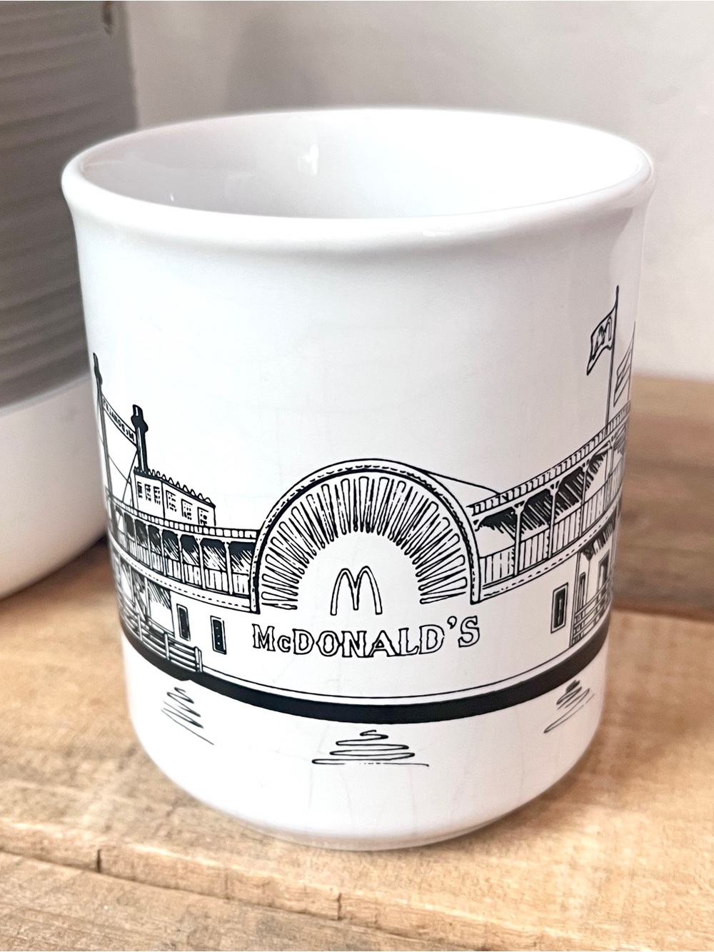Vintage McDonalds St Louis Riverboat Coffee Mug Made in England